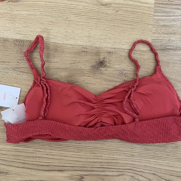 Andie Swim The Symi Bikini Top Sedona Macrame NWT Womens Size XL - Picture 6 of 11